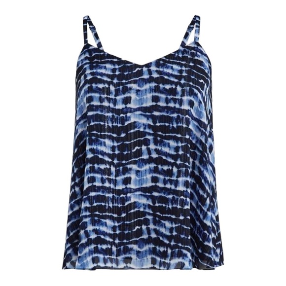 TORRID Sophie Swing Cami - Chiffon Tie-Dye Blue in Tie Dye Size 3 - Picture 1 of 6